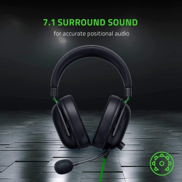 Razer Blackshark V2 X Premium Esports Gaming Headset Kabelgebunden PC PS4 Xbox – Bild 2