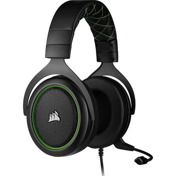 Corsair HS50 Pro Stereo Gaming Headset Federleichtes Design PC Xbox PS4 grün – Bild 3