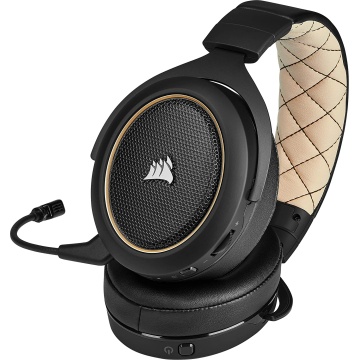Corsair HS70 Pro Wireless Gaming Headset 7.1 Surround Sound leicht PC PS4 gelb – Bild 5