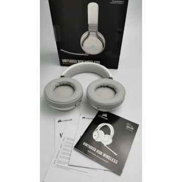 Corsair Virtuoso RGB Wireless Gaming Headset Slipstream 7.1 Surround PC Xbox PS4 weiß – Bild 3