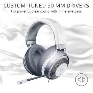 Razer Kraken Gaming Headset Kabelgebunden PC PS4 Xbox 3,5mm Klinke mercury – Bild 4