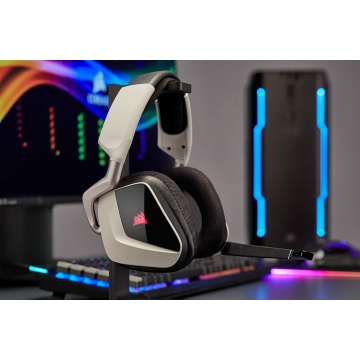 Corsair VOID PRO RGB WIRELESS Gaming Headset Special Edition Dolby 7.1 weiß – Bild 2