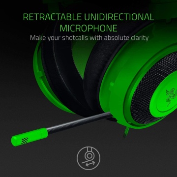 Razer Kraken Gaming Headset Kabelgebund PC PS4 Xbox 3,5mm Klinkenstecker grün – Bild 6