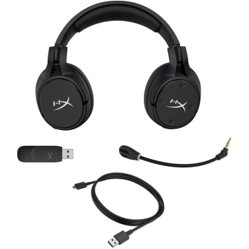 HyperX Cloud Flight S Gaming Headset 7.1 Surround Sound kabellos Qi Laden Schwarz – Bild 5