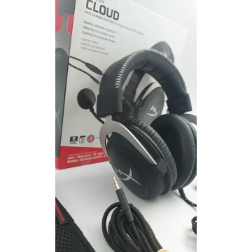 HyperX Cloud Gaming Kopfhörer mit In-Line Audio Control für PC Xbox One PS4 silber – Bild 8