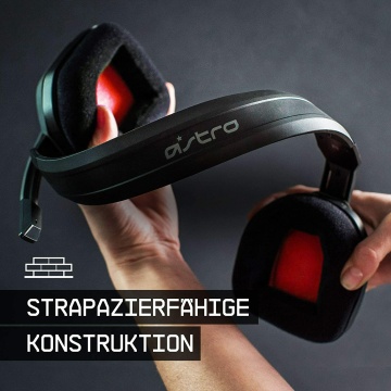 ASTRO A10 Gaming-Headset mit Kabel Dolby ATMOS 3,5mm Anschluss Xbox Series X|S Xbox One PS5 PS4 Nintendo Switch PC Mac Smartphone Schwarz Rot – Bild 6