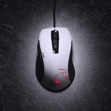 ROCCAT Kone Pure Optical Owl Eye Core Performance RGB Gaming Maus Optischer Sensor 12000 dpi RGB Beleuchtung weiß – Bild 3