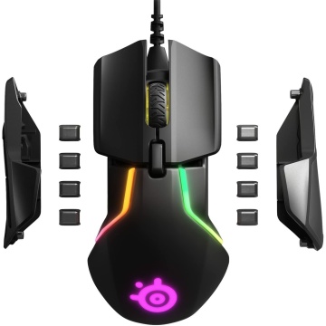 SteelSeries Gaming Maus Rival 600 Dual Optical Sensor Gewichtssystem 12000 CPI – Bild 2