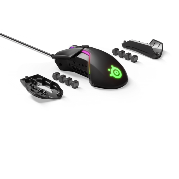 SteelSeries Gaming Maus Rival 600 Dual Optical Sensor Gewichtssystem 12000 CPI – Bild 5