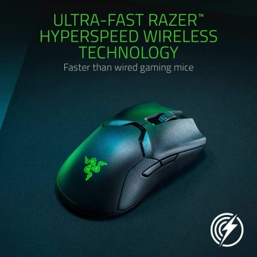 Razer Viper Ultimate Wireless Esports Gaming Maus beidhändig NUR MIT KABEL NUTZBAR – Bild 2