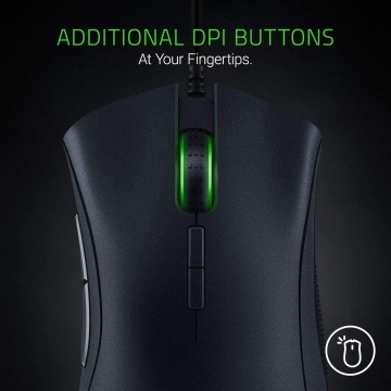 Razer DeathAdder Elite Gaming Maus Mechanische Tasten 16.000 DPI Sensor schwarz – Bild 7