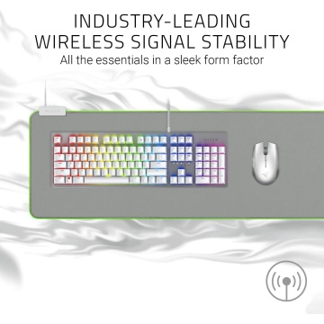 Razer Atheris Mercury Edition Kabellose Gaming Maus optischer Sensor duale Verbindung Weiß – Bild 5
