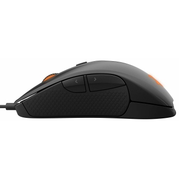 SteelSeries Rival 300 Optische Gaming Maus RGB Beleuchtung 6 Tasten Gummierte seitliche Griffflächen Farbe schwarz – Bild 3