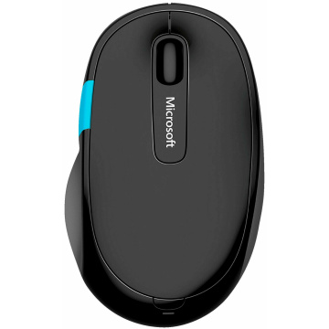 Microsoft Sculpt Comfort Mouse Maus schwarz ergonomisch kabellos über Bluetooth – Bild 4