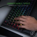 Razer BlackWidow Tournament Edition Chroma V2 ergonomische Handgelenkauflage Razer Yellow Mechanical Switch linear und leise – Bild 2