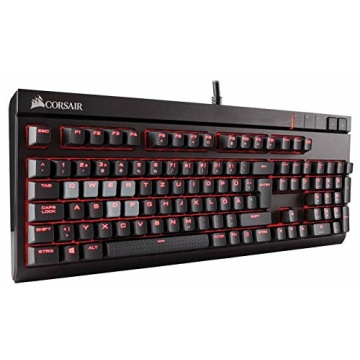 Corsair Strafe Mechanische Gaming Tastatur Cherry MX brown rote LED QWERTZ schwarz – Bild 2