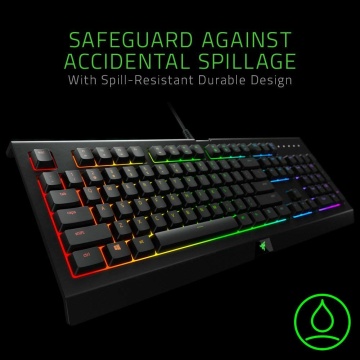 Razer Ornata Chroma Gaming Tastatur Mecha Membran Tasten Chroma RGB Beleuchtung und Ergonomischen Design mit Handballenauflage – Bild 2