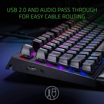 Razer BlackWidow Elite Mechanische Gaming Tastatur Orange Switches UK QWERTY – Bild 2