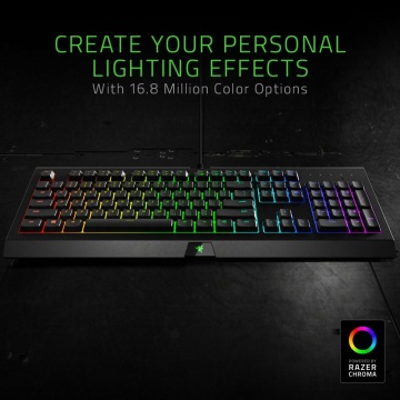 Razer Ornata Chroma Gaming Tastatur Mecha Membran Tasten Chroma RGB Beleuchtung und Ergonomischen Design mit Handballenauflage – Bild 5