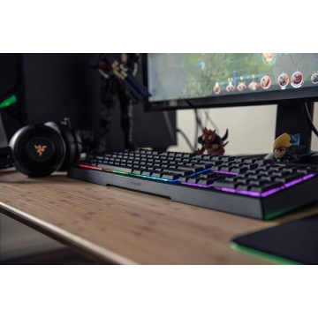 Razer Ornata Chroma Gaming Tastatur Mecha Membran Tasten Chroma RGB Beleuchtung und Ergonomischen Design mit Handballenauflage – Bild 6