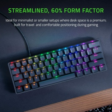 Razer Huntsman Mini 60% Optical Gaming Keyboard Linear Red Switch German Layout – Bild 3