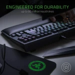 Razer BlackWidow Tournament Edition Chroma V2 ergonomische Handgelenkauflage Razer Yellow Mechanical Switch linear und leise – Bild 3