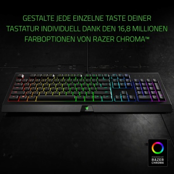 Razer Cynosa Chroma Gaming Tastatur Membrane Anti Ghosting Rollover QWERTZ DE – Bild 9