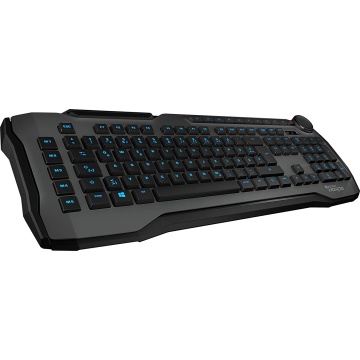 Roccat Horde Aimo Membranical Gaming Tastatur blaue LED Beleuchtung DE Layout grau – Bild 3