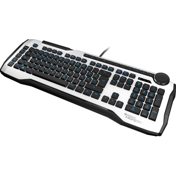 Roccat Horde Membranical Gaming Tastatur blaue LED Beleuchtung weiß – Bild 5
