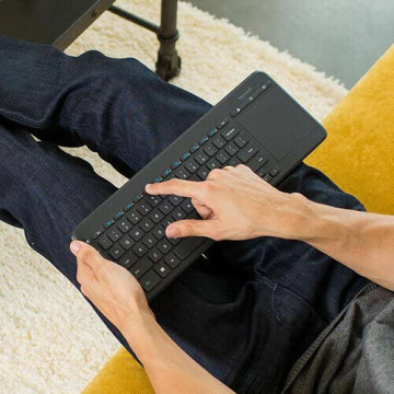 Microsoft All-in-One Media Keyboard Tastatur RF Wireless Italienisch Schwarz – Bild 5