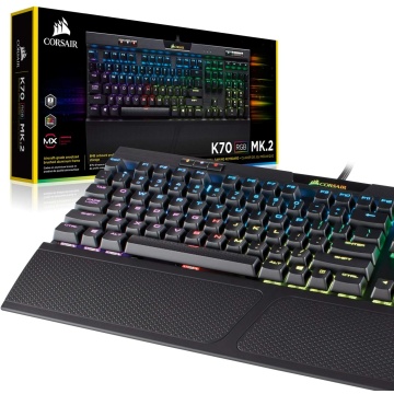 Corsair K70 RGB MK.2 RAPIDFIRE Mechanische Gaming Tastatur MX Speed QWERTY UK – Bild 6