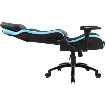 Newskill Takamikura Gaming Stuhl Bürostuhl ergonomisch robustes Kunstleder Blau – Bild 3