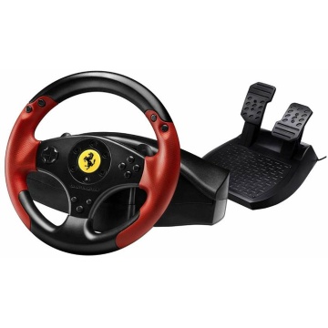 Thrustmaster Ferrari Racing Wheel Red Legend Edition Lenkrad inkl 2 Pedalset  PS3 / PC – Bild 2
