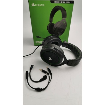 Corsair HS50 Pro Stereo Gaming Headset Federleichtes Design PC Xbox PS4 grün – Bild 10