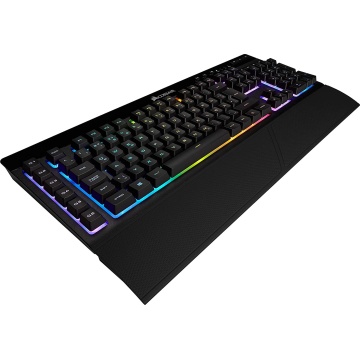 Corsair K57 RGB Wireless Gaming Tastatur Dynamische RGB Hintergrundbeleuchtung Leise 1ms Slipstream Wireless Technologie QWERTZ schwarz – Bild 3