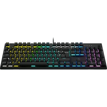 Corsair K60 RGB PRO Mechanische Gaming-Tastatur CHERRY VIOLA Switches RGB Beleuchtung QWERTZ schwarz – Bild 4