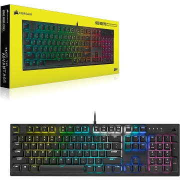 Corsair K60 RGB PRO Mechanische Gaming-Tastatur CHERRY VIOLA Switches RGB Beleuchtung QWERTZ schwarz – Bild 5