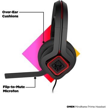 OMEN Mindframe Prime Mikrofon Noise Cancelling Virtual Surround Sound RGB schwarz – Bild 4