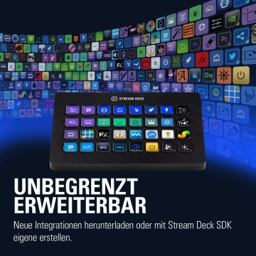 Elgato Stream Deck XL Fortschrittliche Stream Steuerung 32 frei Anpassbare LCD-Tasten, für Windows 10 und MacOS 10.13 oder Neuer – Bild 7