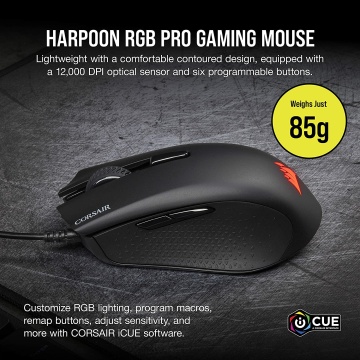 CORSAIR K55 RGB PRO + Harpoon Gaming Maus RGB PRO Gaming Bundle – Bild 5