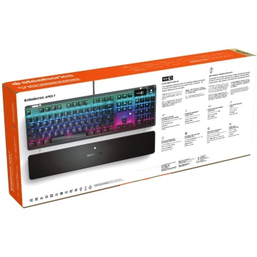 SteelSeries Apex 7 Mechanische Gaming Tastatur Oled Braun Schalter QWERTZ DE – Bild 11