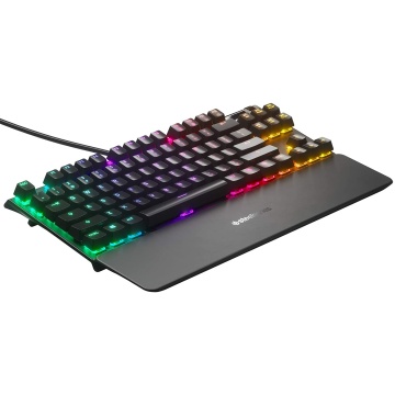 SteelSeries Apex 7 TKL Mechanische Gaming Tastatur Kompakt TKL OLED Rot Schalter Deutsches QWERTZ – Bild 3
