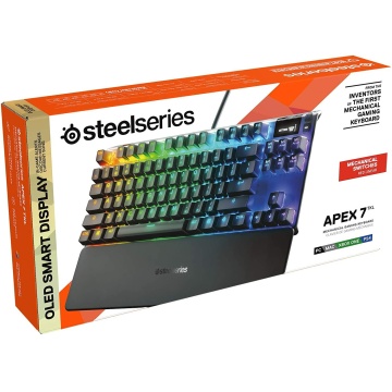 SteelSeries Apex 7 TKL Mechanische Gaming Tastatur OLED Rot Schalter UK QWERTY – Bild 10